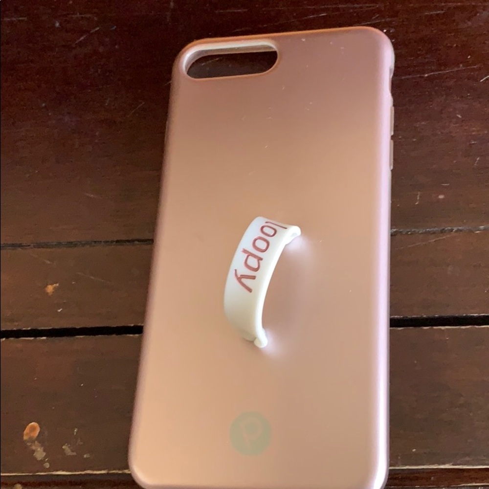 IPhone 6/7 plus loopy case rose gold